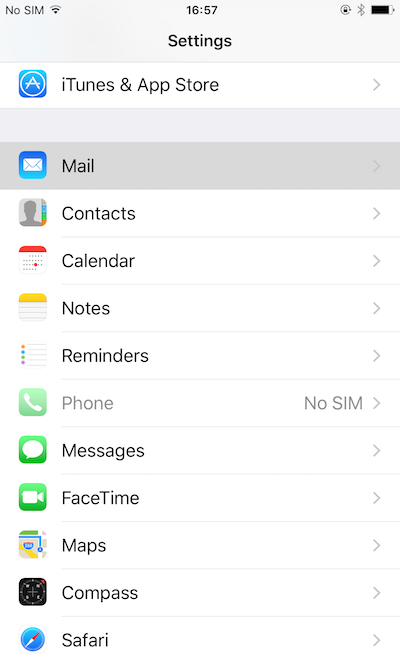 App Settings